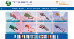 Desktop Screenshot of fortunezipperbd.com